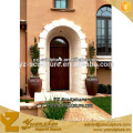 carved white marble exterior door surround for outdoor decoration